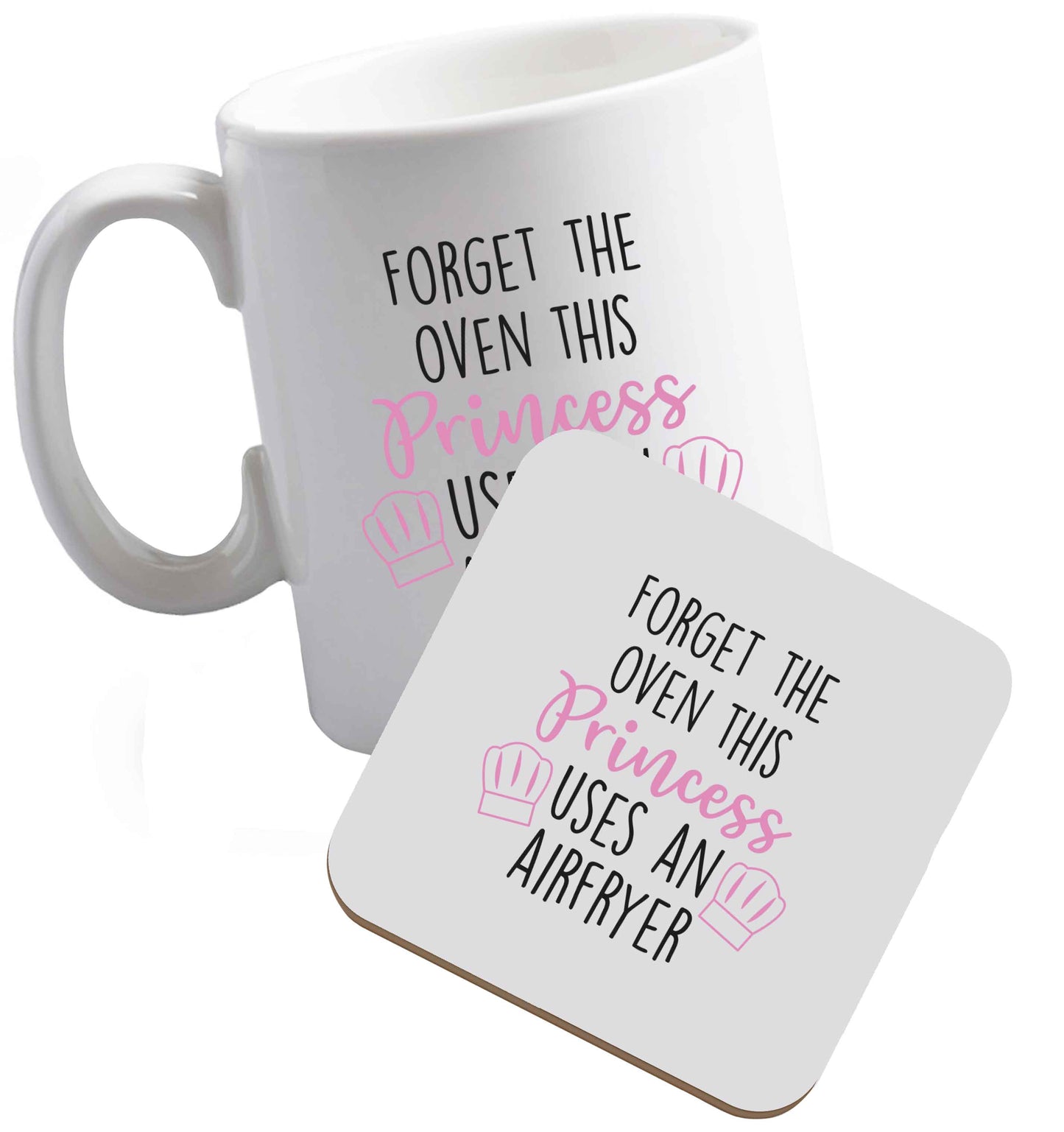 10 oz Tis The Season to Drink Whisky ceramic mug and coaster set right handed