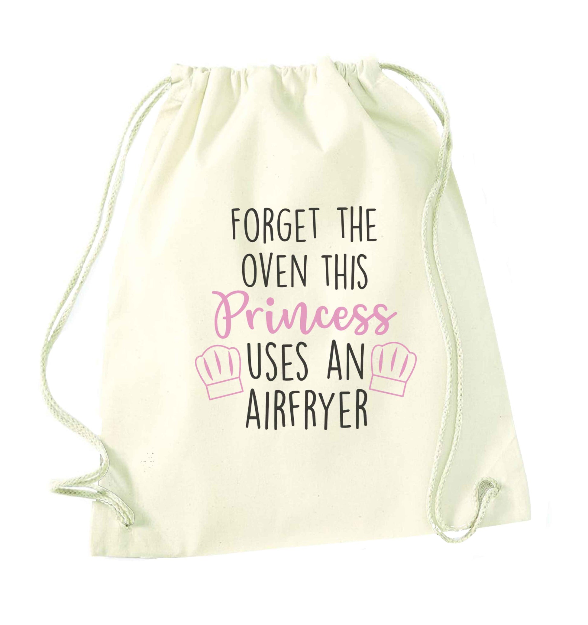 Forget the oven this princess uses an airfryernatural drawstring bag