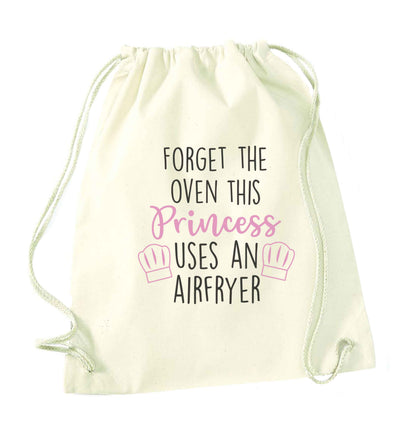 Forget the oven this princess uses an airfryernatural drawstring bag