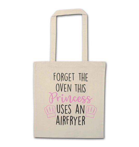 Forget the oven this princess uses an airfryernatural tote bag