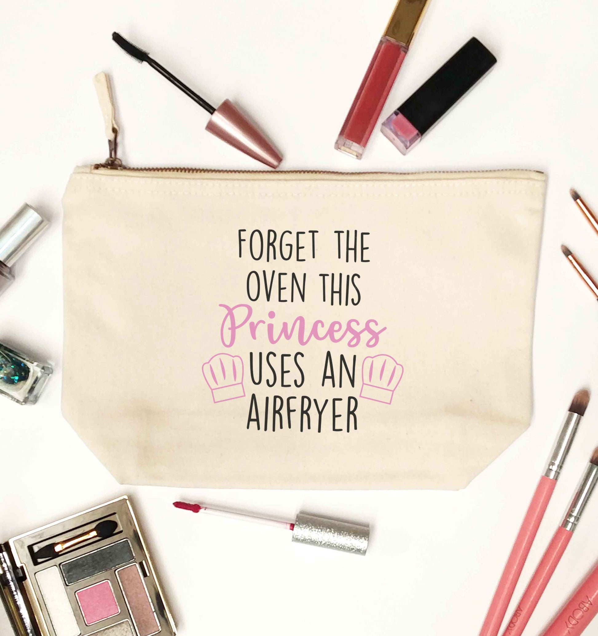 Forget the oven this princess uses an airfryernatural makeup bag