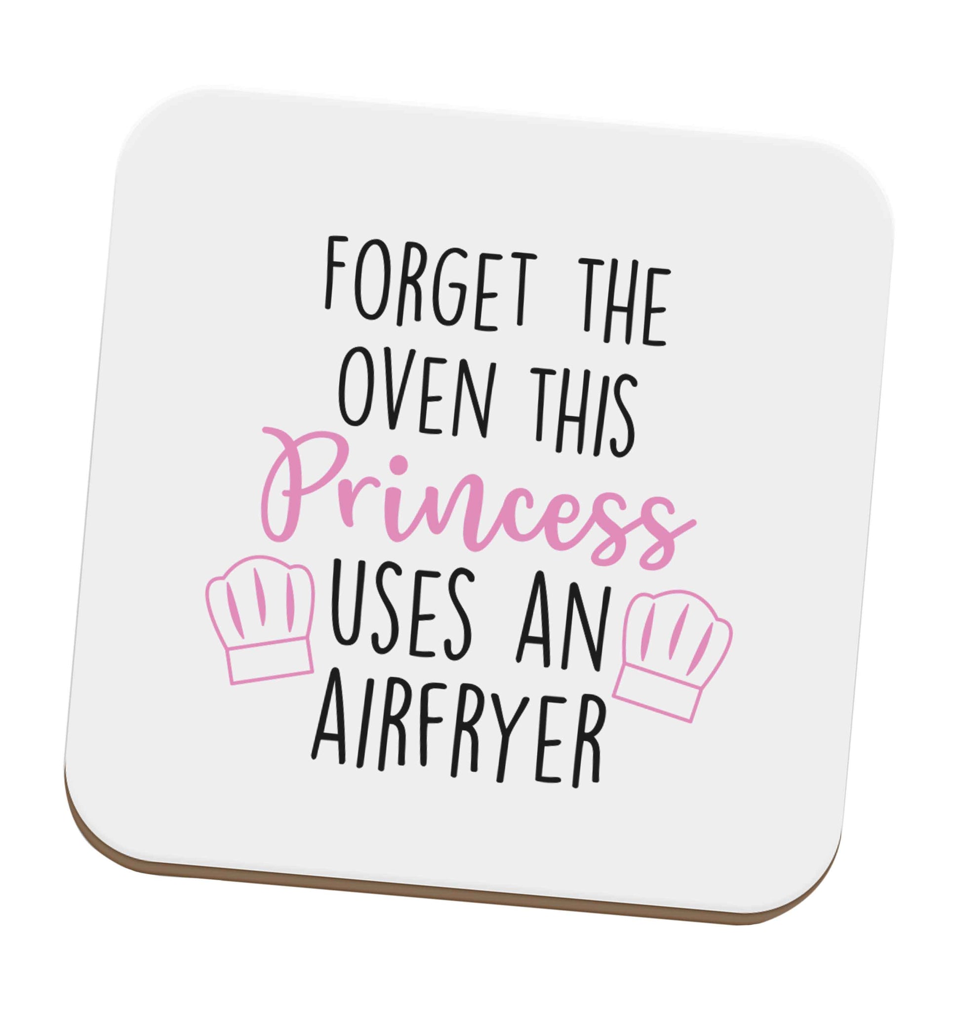 Forget the oven this princess uses an airfryerset of four coasters