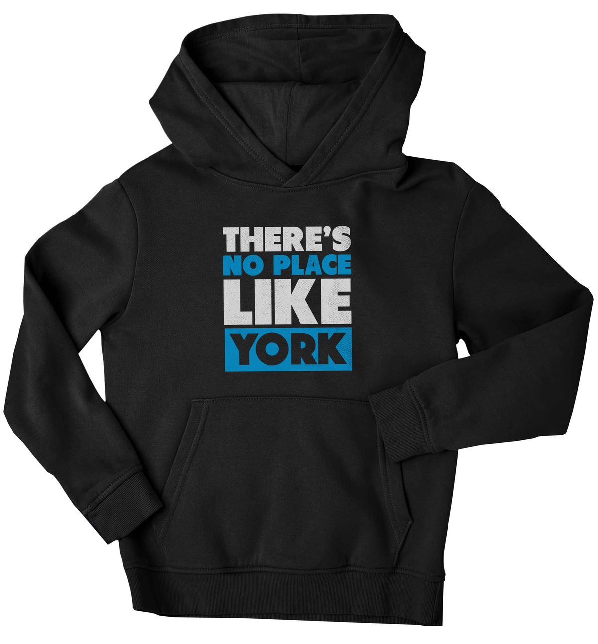 There's no place like york children's black hoodie 12-13 Years