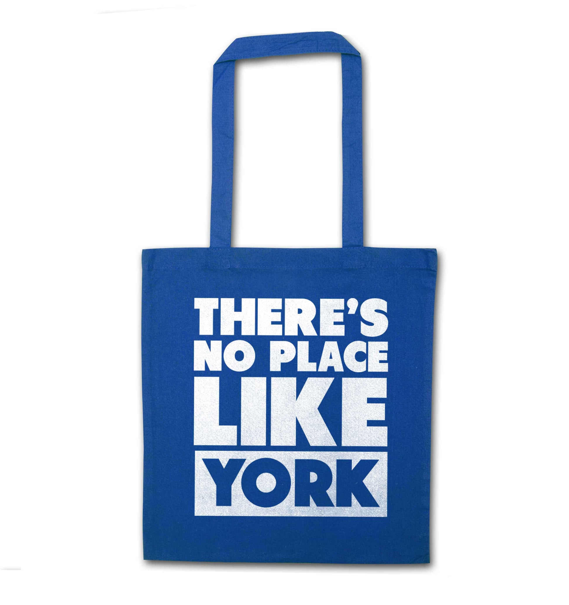 There's no place like york blue tote bag