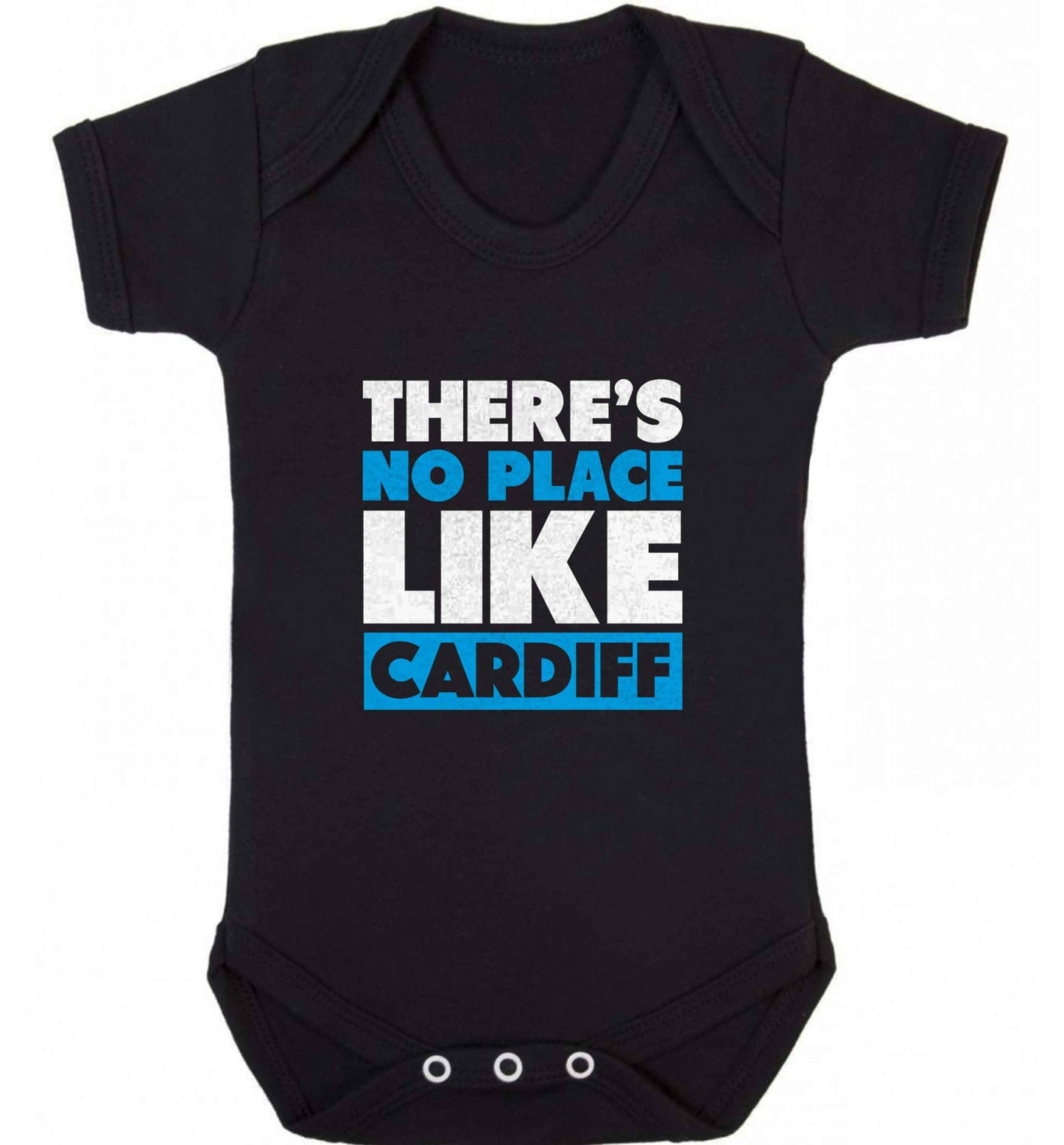 There's no place like Cardiff baby vest black 18-24 months