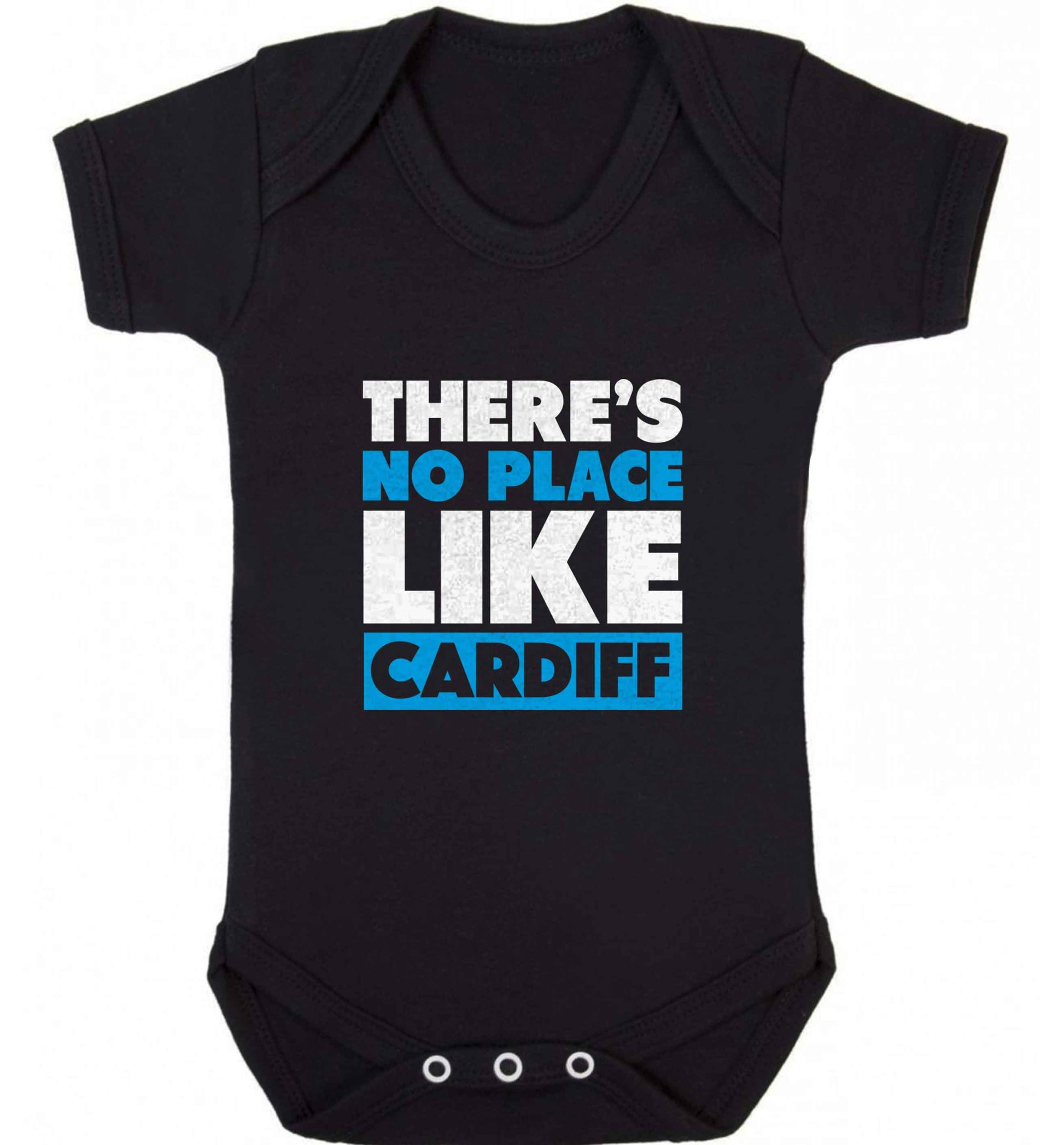 There's no place like Cardiff baby vest black 18-24 months
