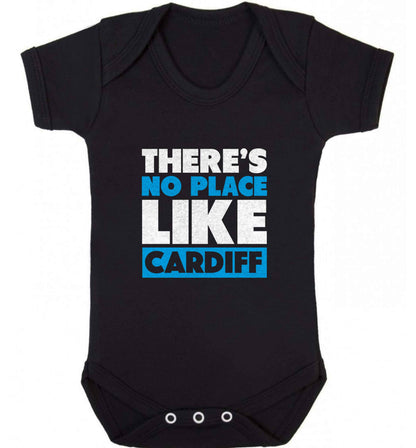 There's no place like Cardiff baby vest black 18-24 months