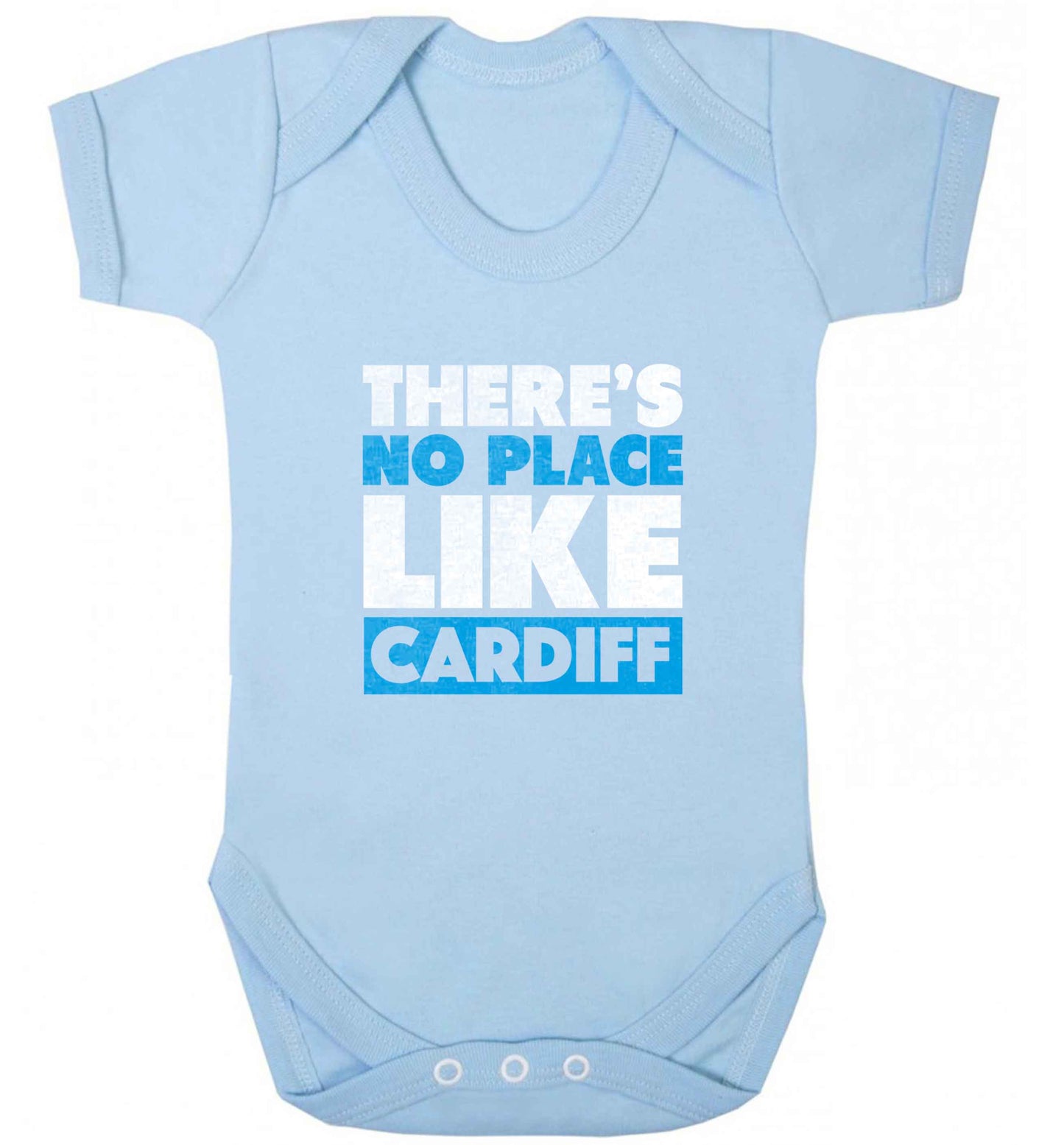 There's no place like Cardiff baby vest pale blue 18-24 months