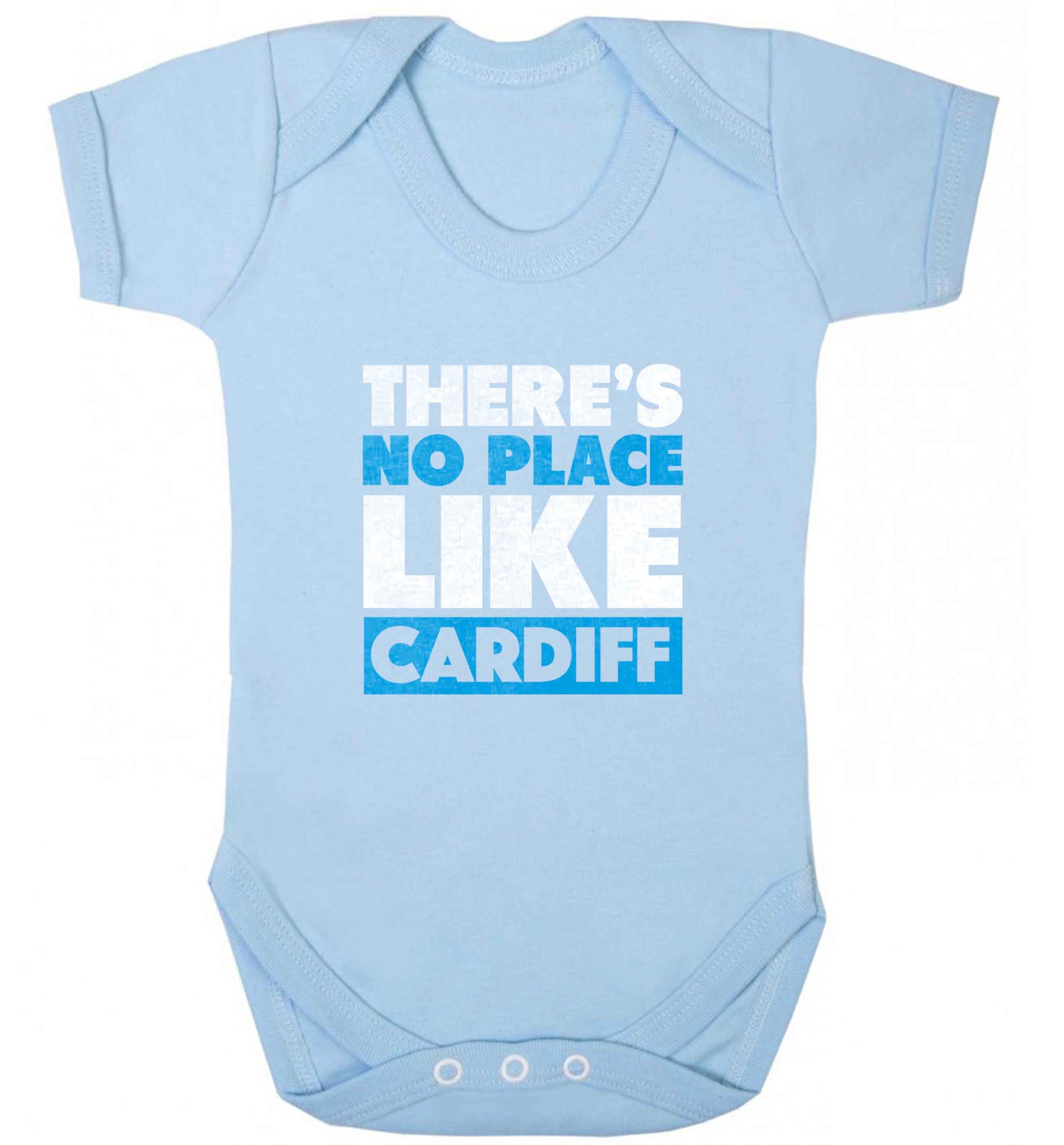 There's no place like Cardiff baby vest pale blue 18-24 months