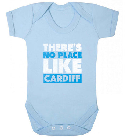 There's no place like Cardiff baby vest pale blue 18-24 months