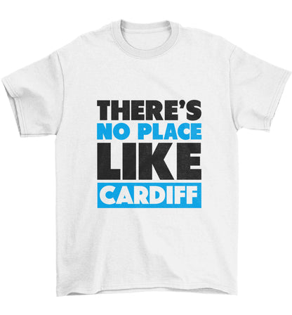 There's no place like Cardiff Children's white Tshirt 12-13 Years