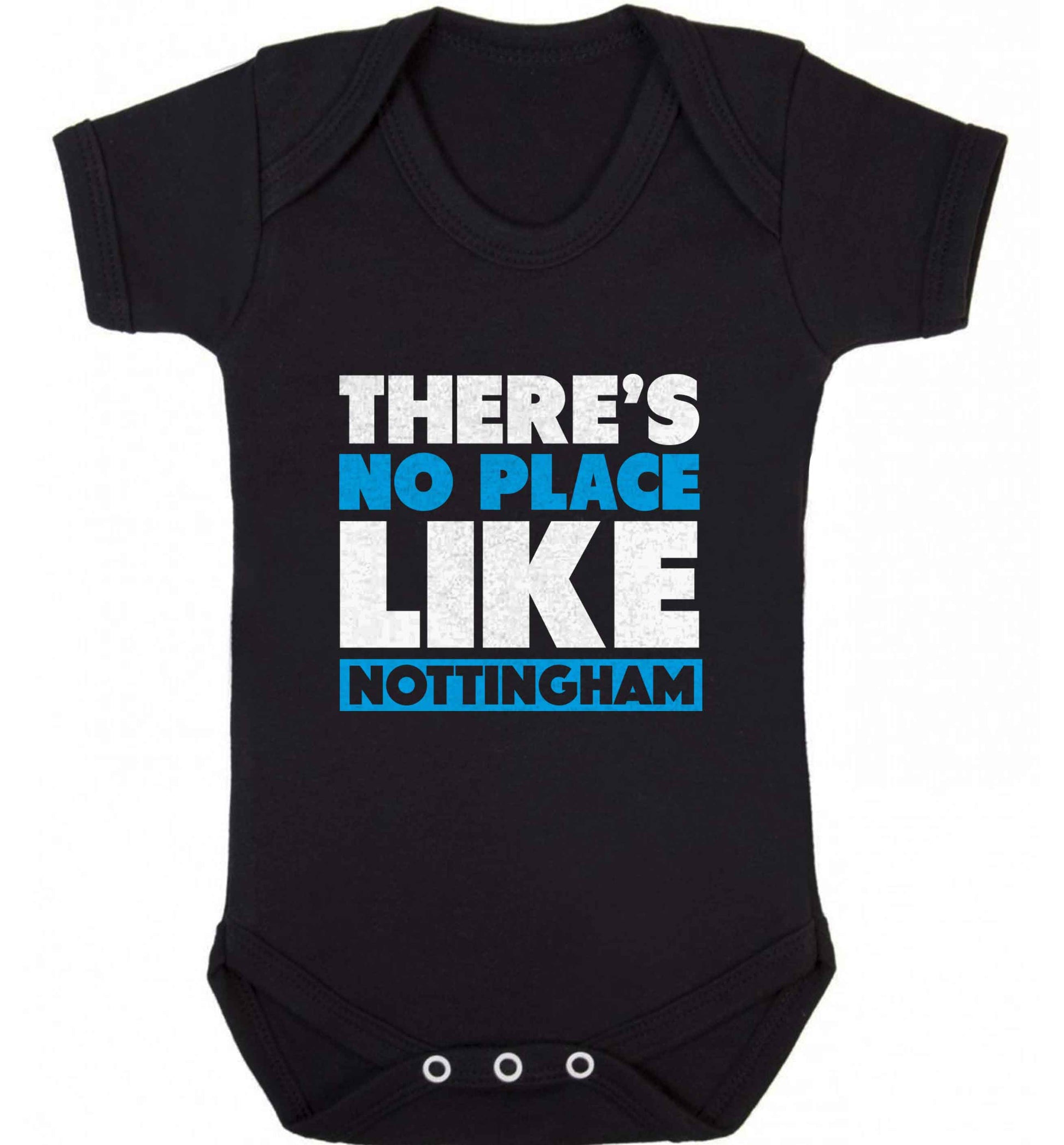 There's no place like Nottingham baby vest black 18-24 months