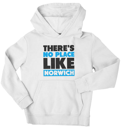 There's no place like Norwich children's white hoodie 12-13 Years
