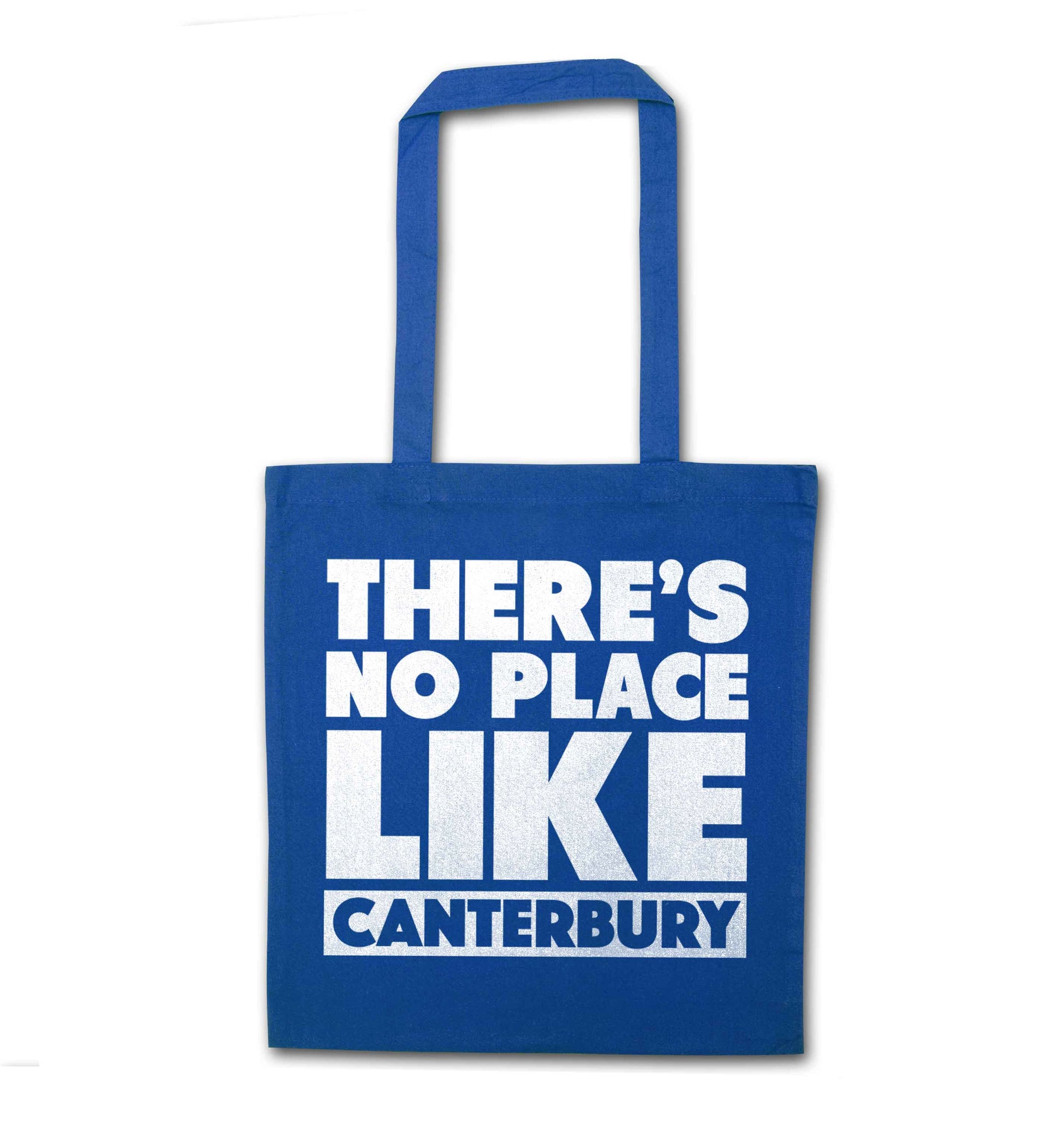There's no place like Canterbury blue tote bag