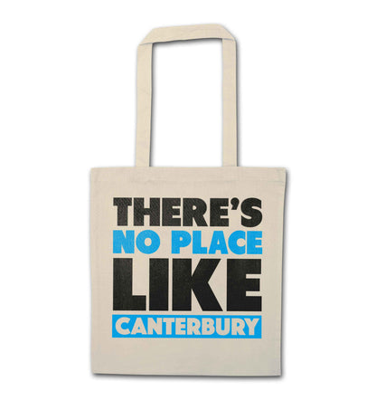 There's no place like Canterbury natural tote bag
