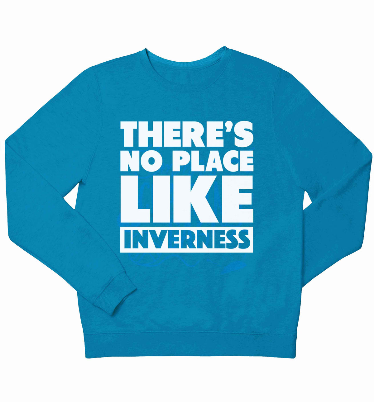 There's no place like Inverness children's blue sweater 12-13 Years