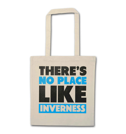 There's no place like Inverness natural tote bag