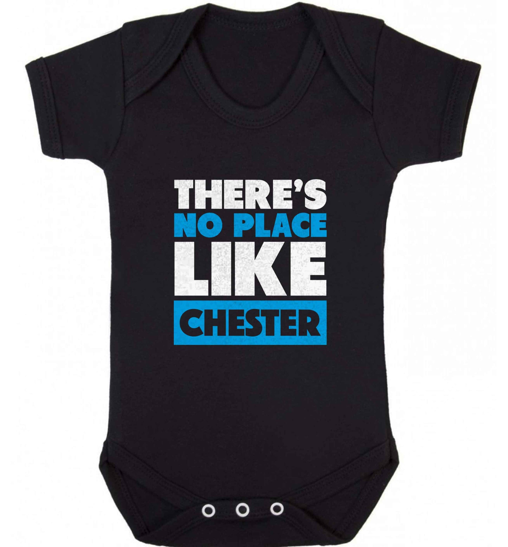There's no place like Chester baby vest black 18-24 months