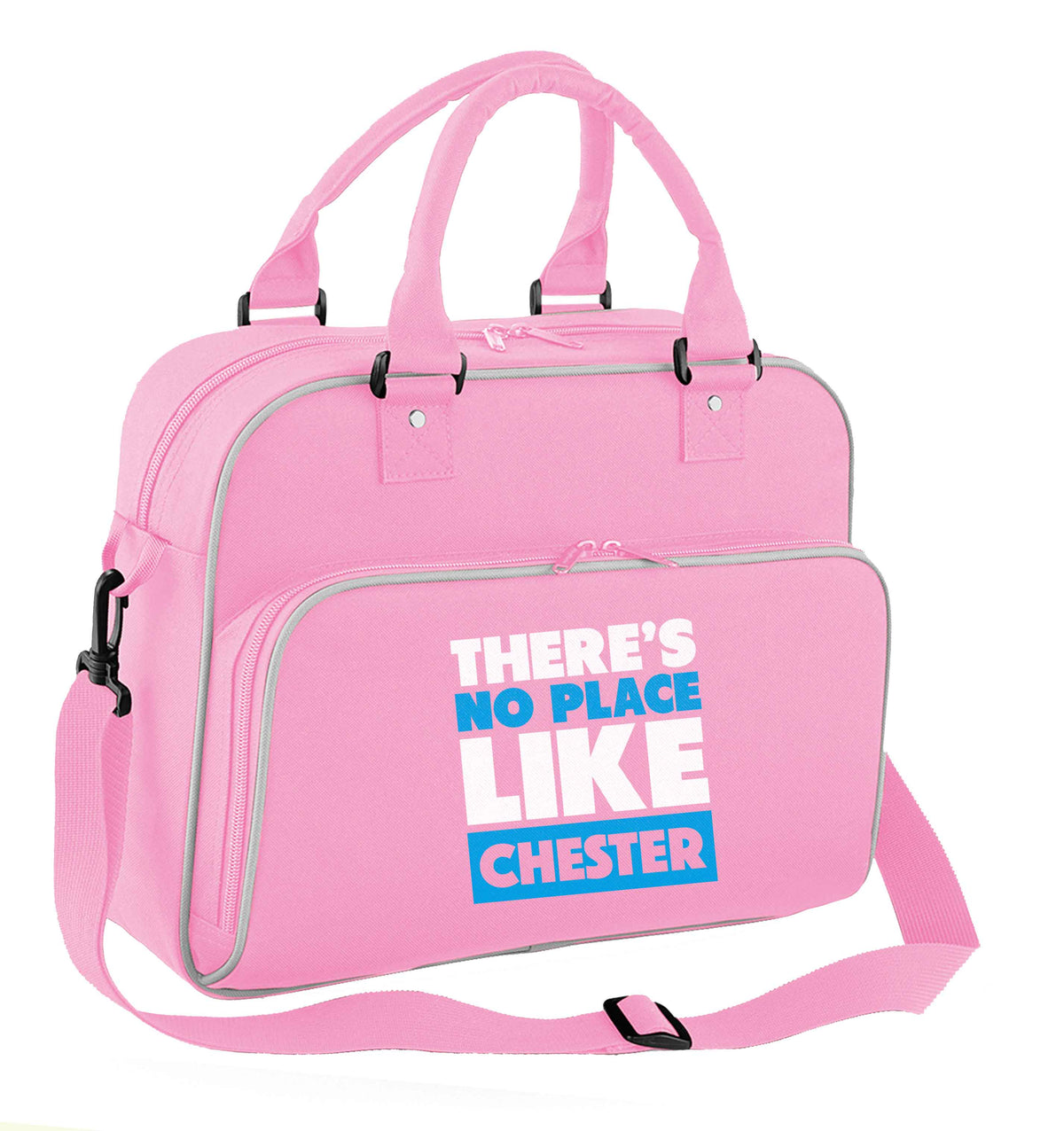 There's no place like Chester children's dance bag baby pink