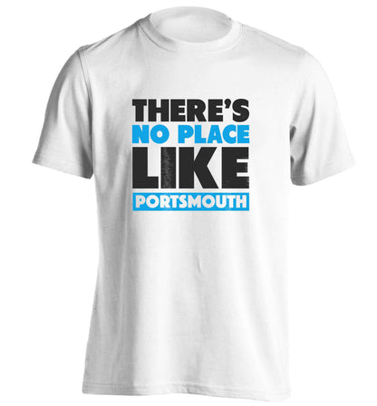 There's no place like Porstmouth adults unisex white Tshirt 2XL