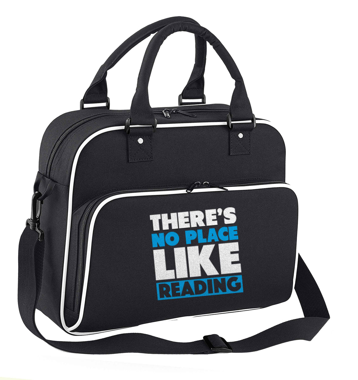 There's no place like Readingchildren's dance bag black with white detail