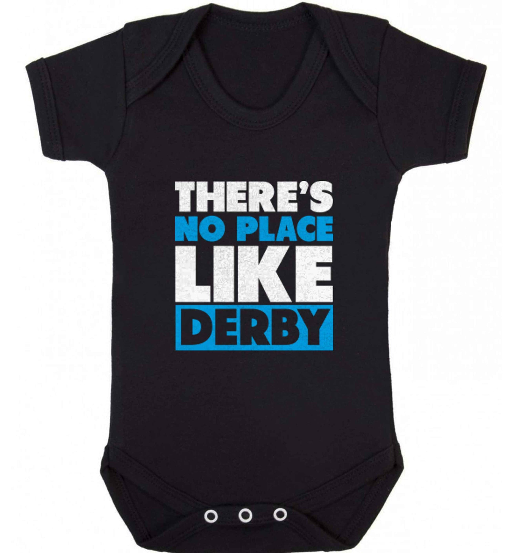 There's no place like Derby baby vest black 18-24 months