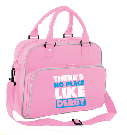 There's no place like Derby children's dance bag baby pink