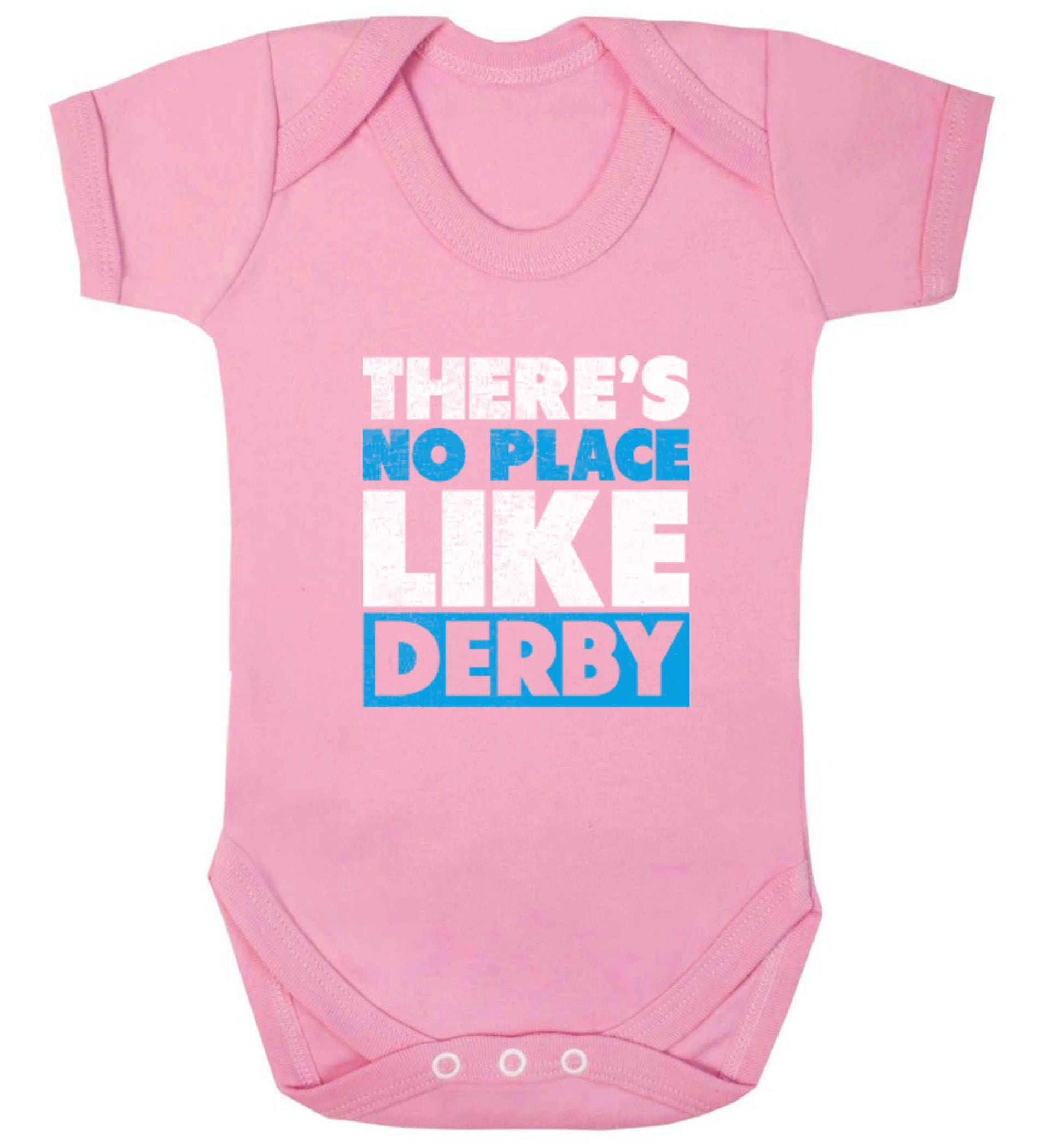 There's no place like Derby baby vest pale pink 18-24 months