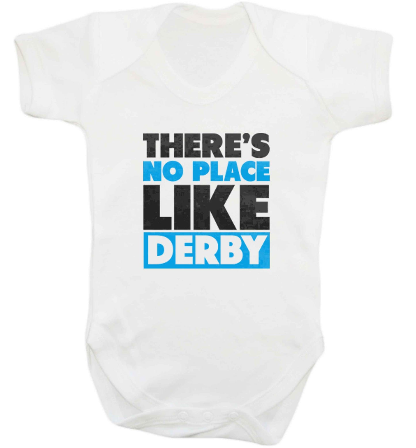 There's no place like Derby baby vest white 18-24 months