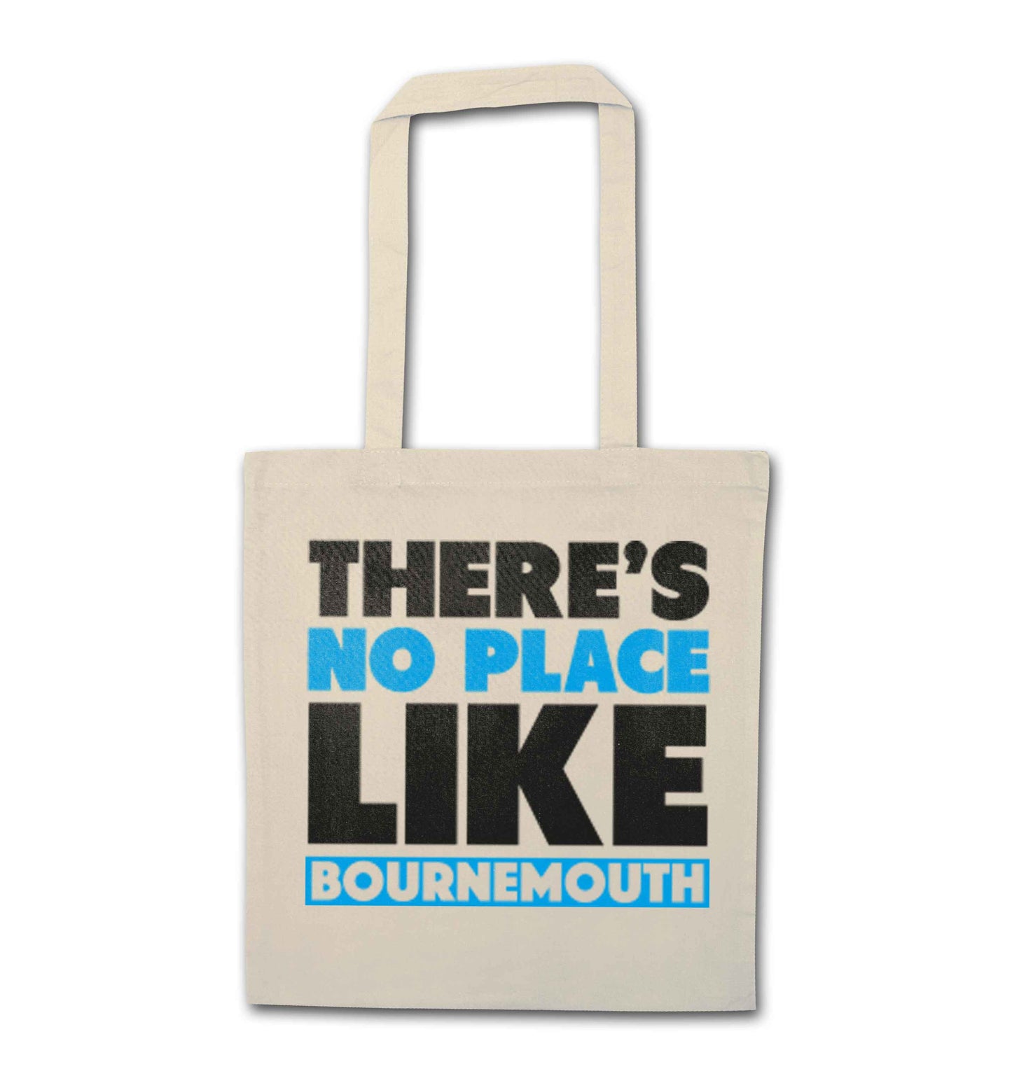 There's no place like Bournemouth natural tote bag
