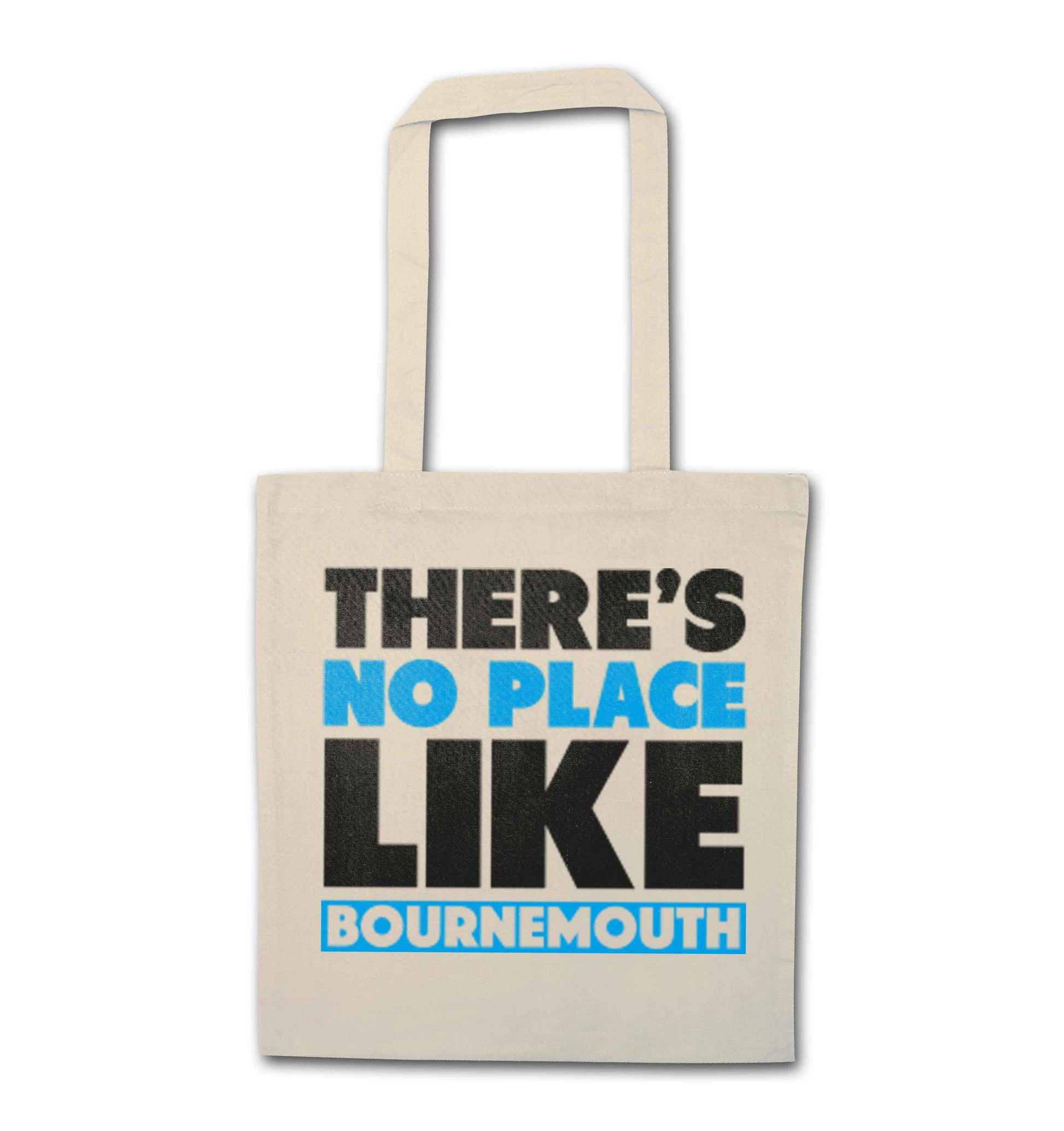 There's no place like Bournemouth natural tote bag