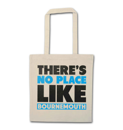There's no place like Bournemouth natural tote bag