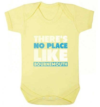 There's no place like Bournemouth baby vest pale yellow 18-24 months