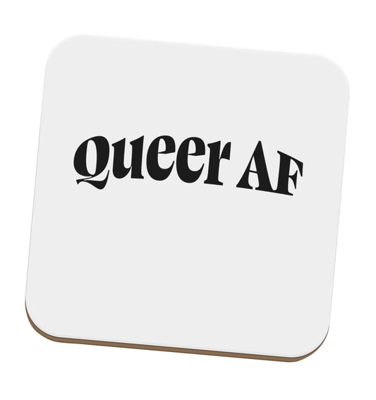 Queer AF set of four coasters