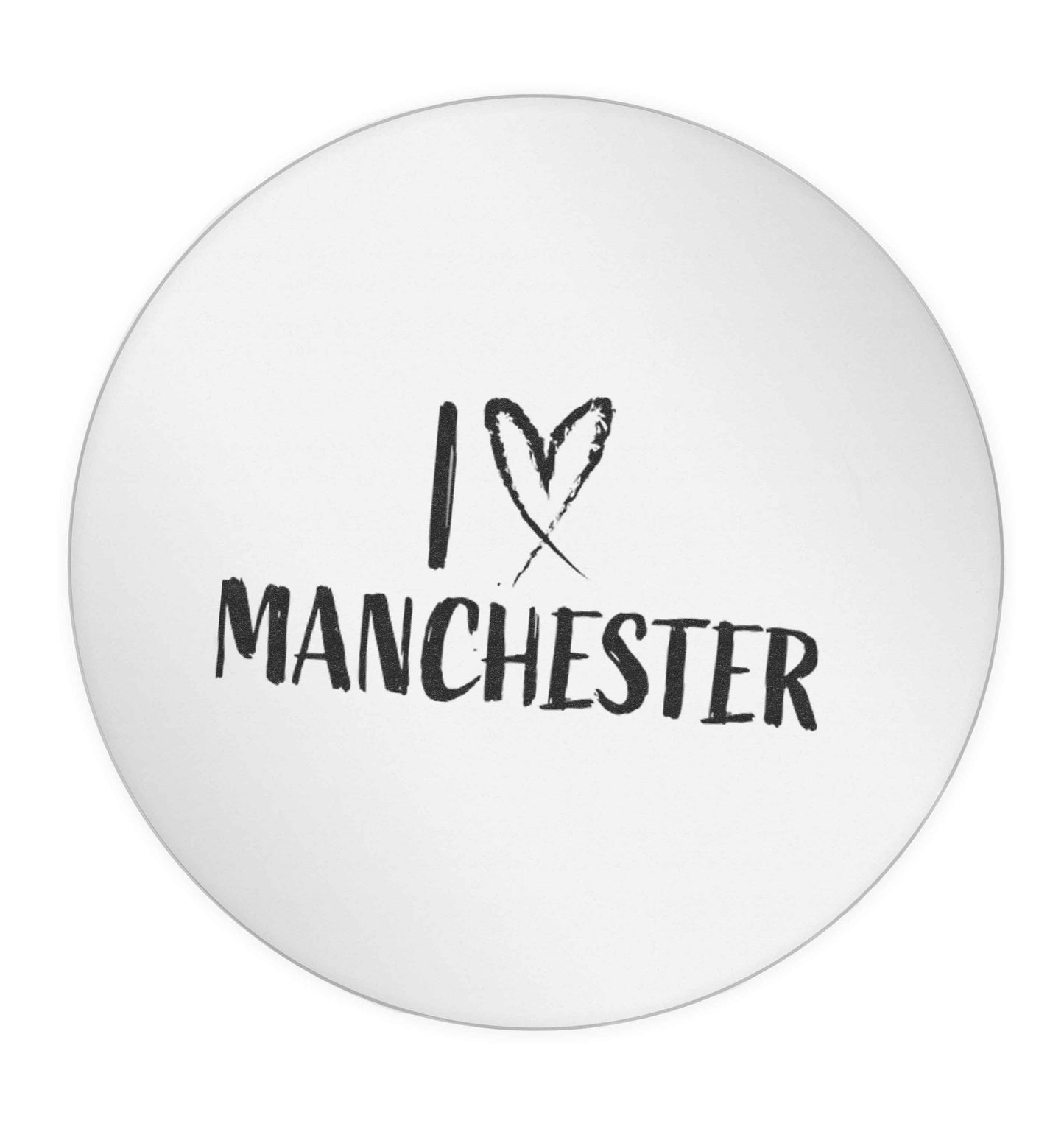 I love Manchester 24 @ 45mm matt circle stickers