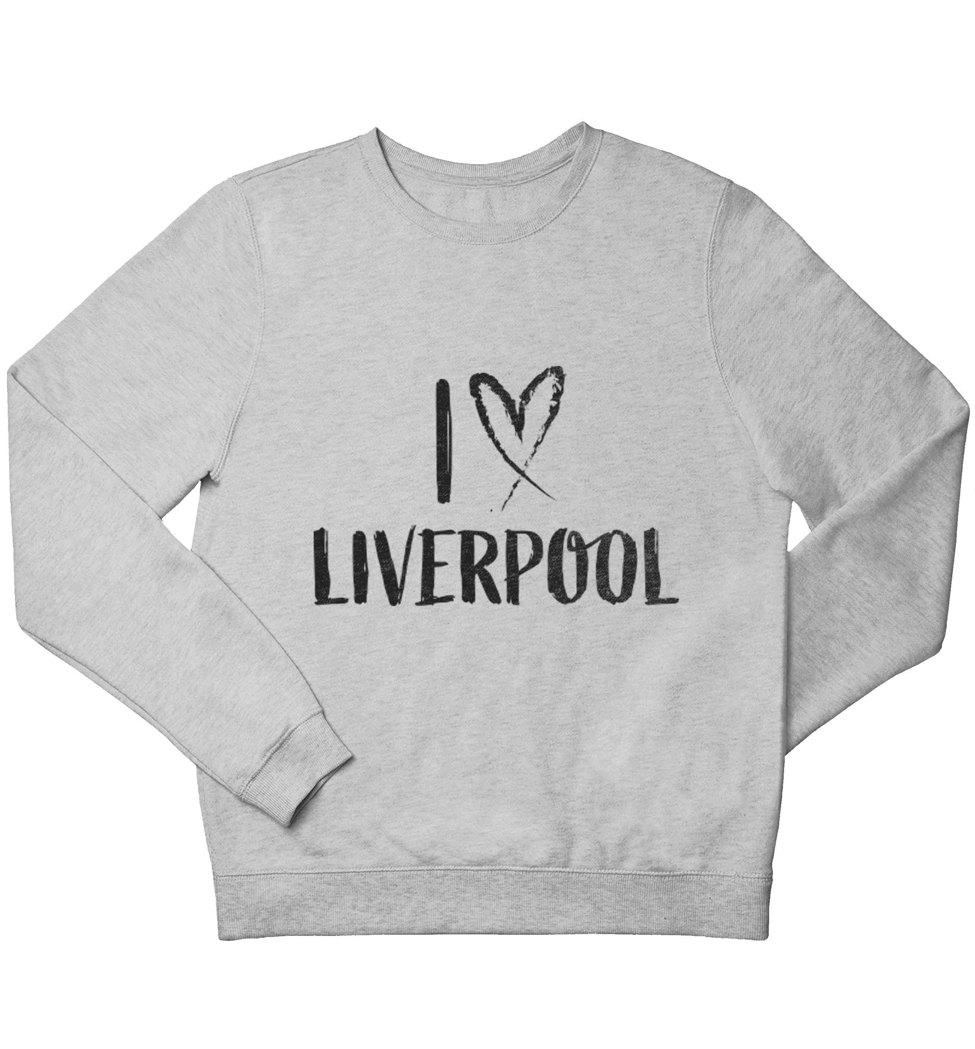 I love Liverpool children's grey sweater 12-13 Years