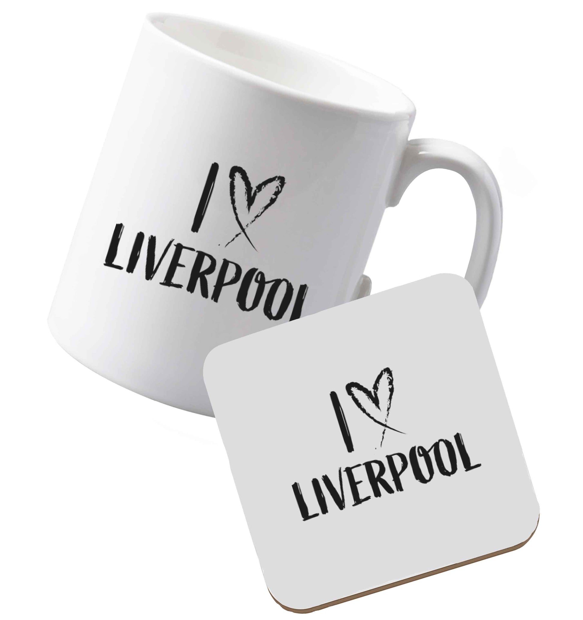 10 oz Ceramic mug and coaster Tis The Season to Drink Whisky both sides
