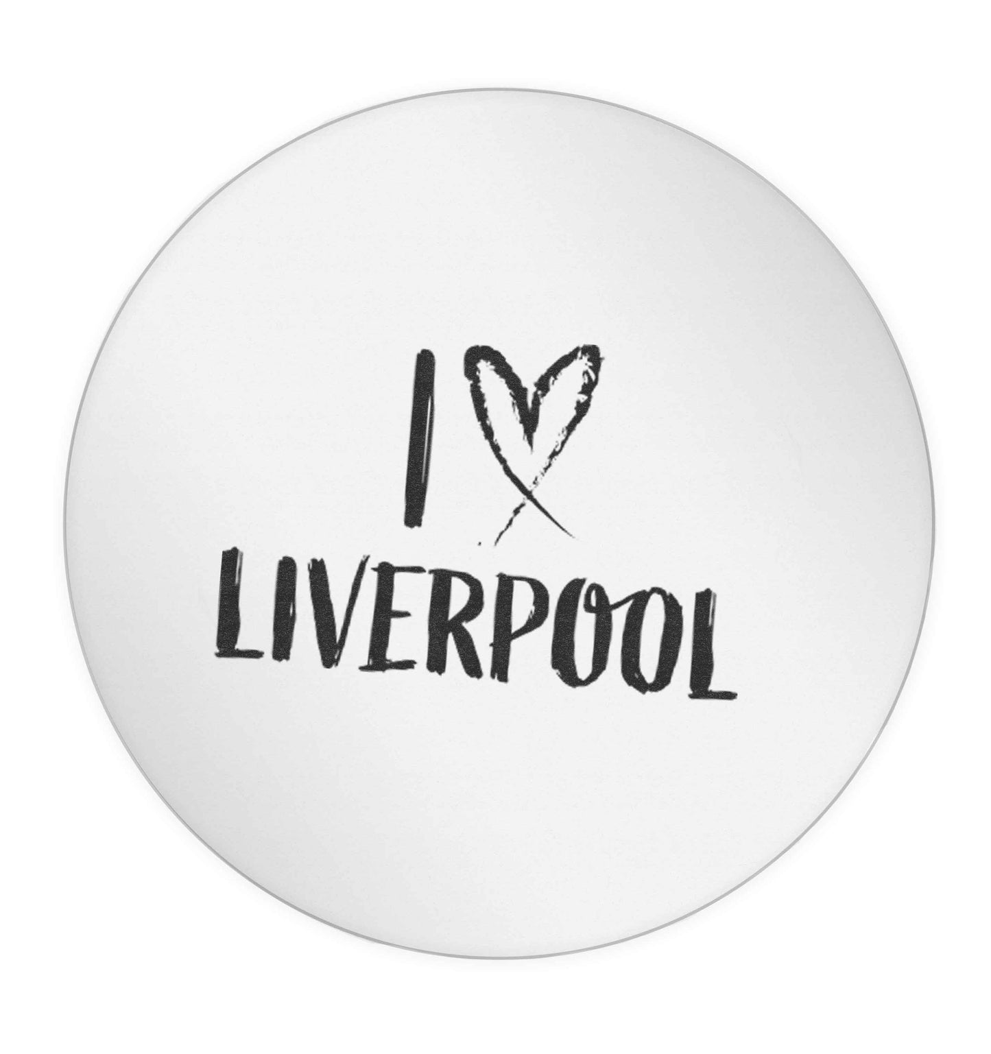 I love Liverpool 24 @ 45mm matt circle stickers