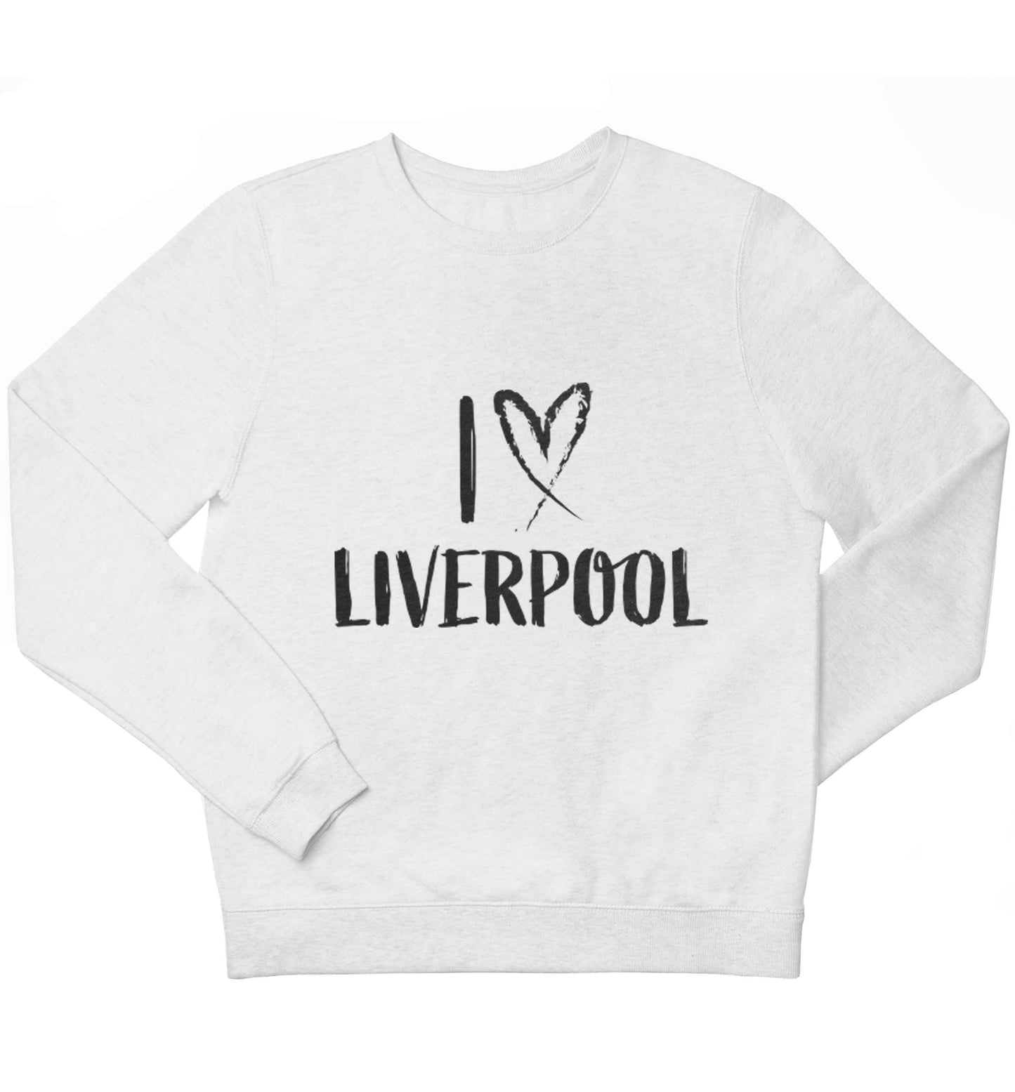 I love Liverpool children's white sweater 12-13 Years