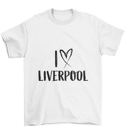 I love Liverpool Children's white Tshirt 12-13 Years