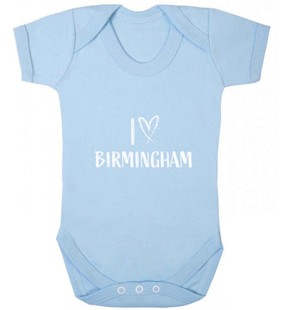 I love Birmingham baby vest pale blue 18-24 months