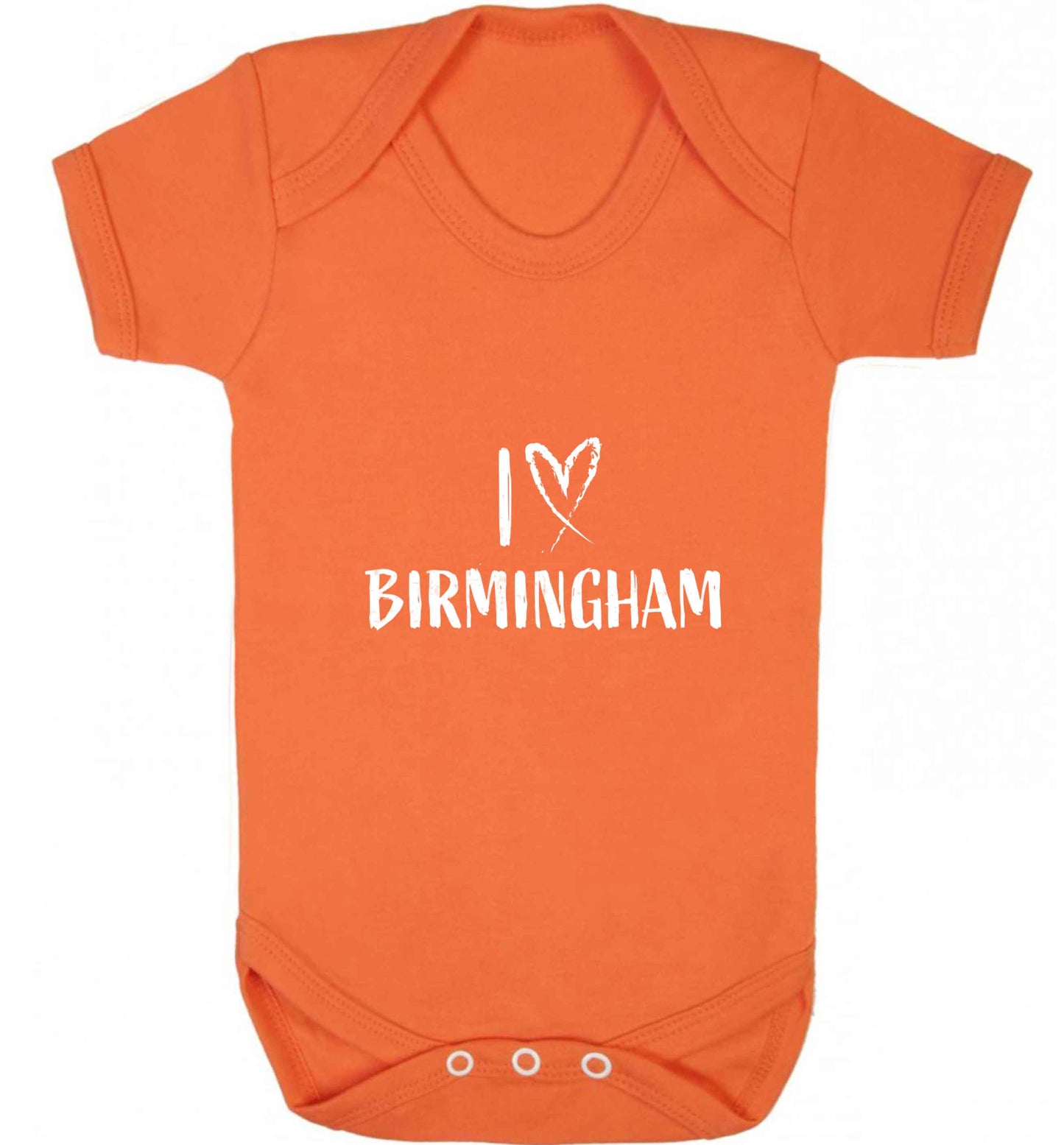 I love Birmingham baby vest orange 18-24 months