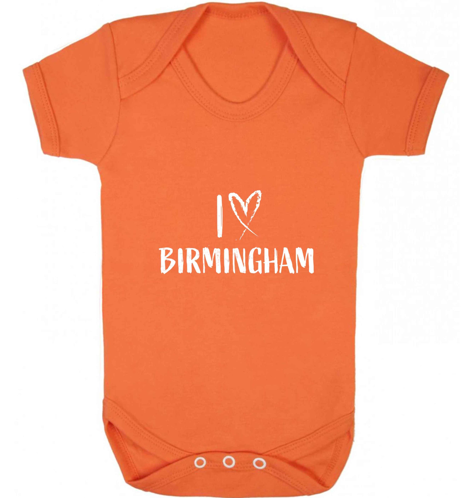 I love Birmingham baby vest orange 18-24 months
