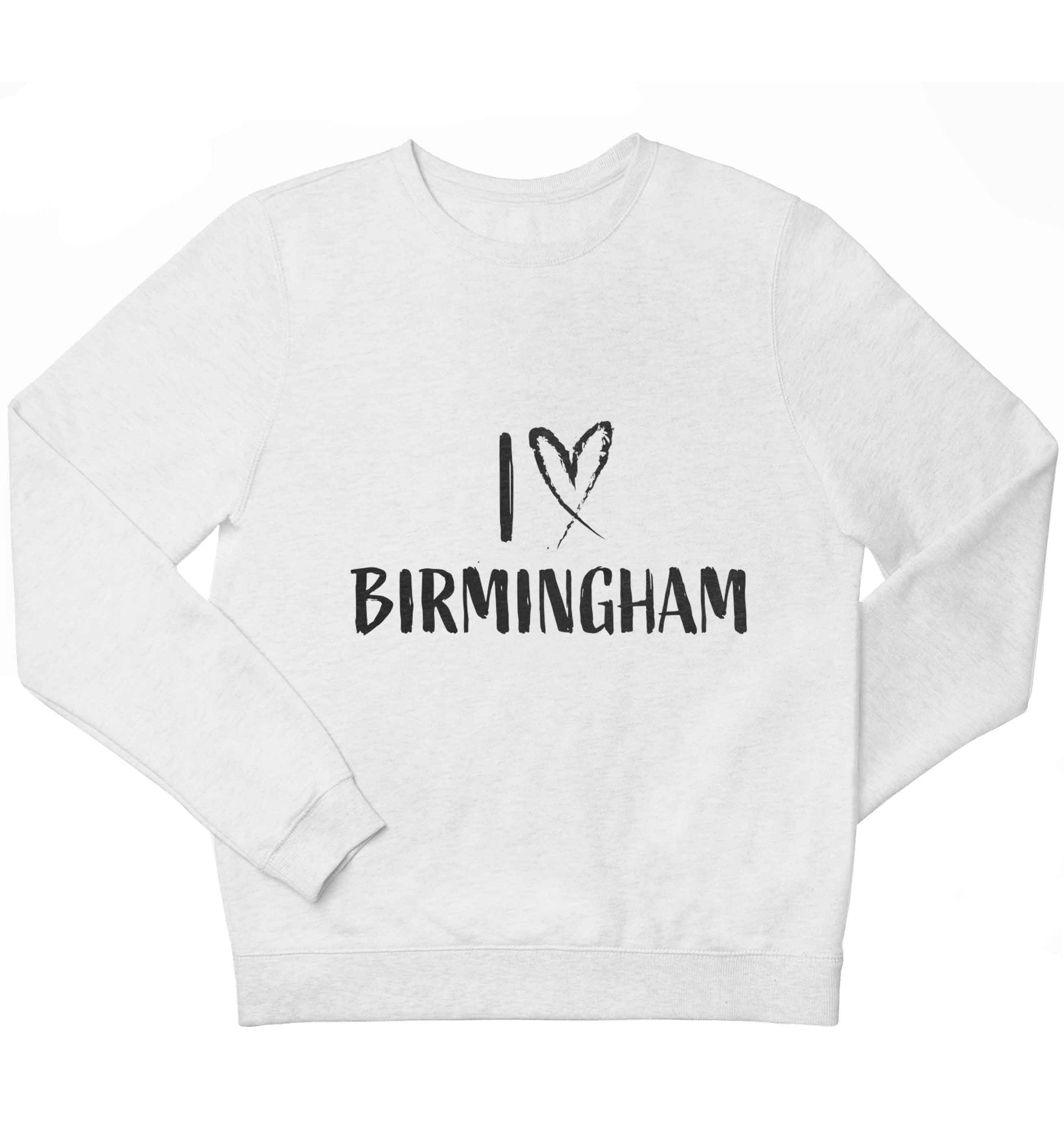 I love Birmingham children's white sweater 12-13 Years