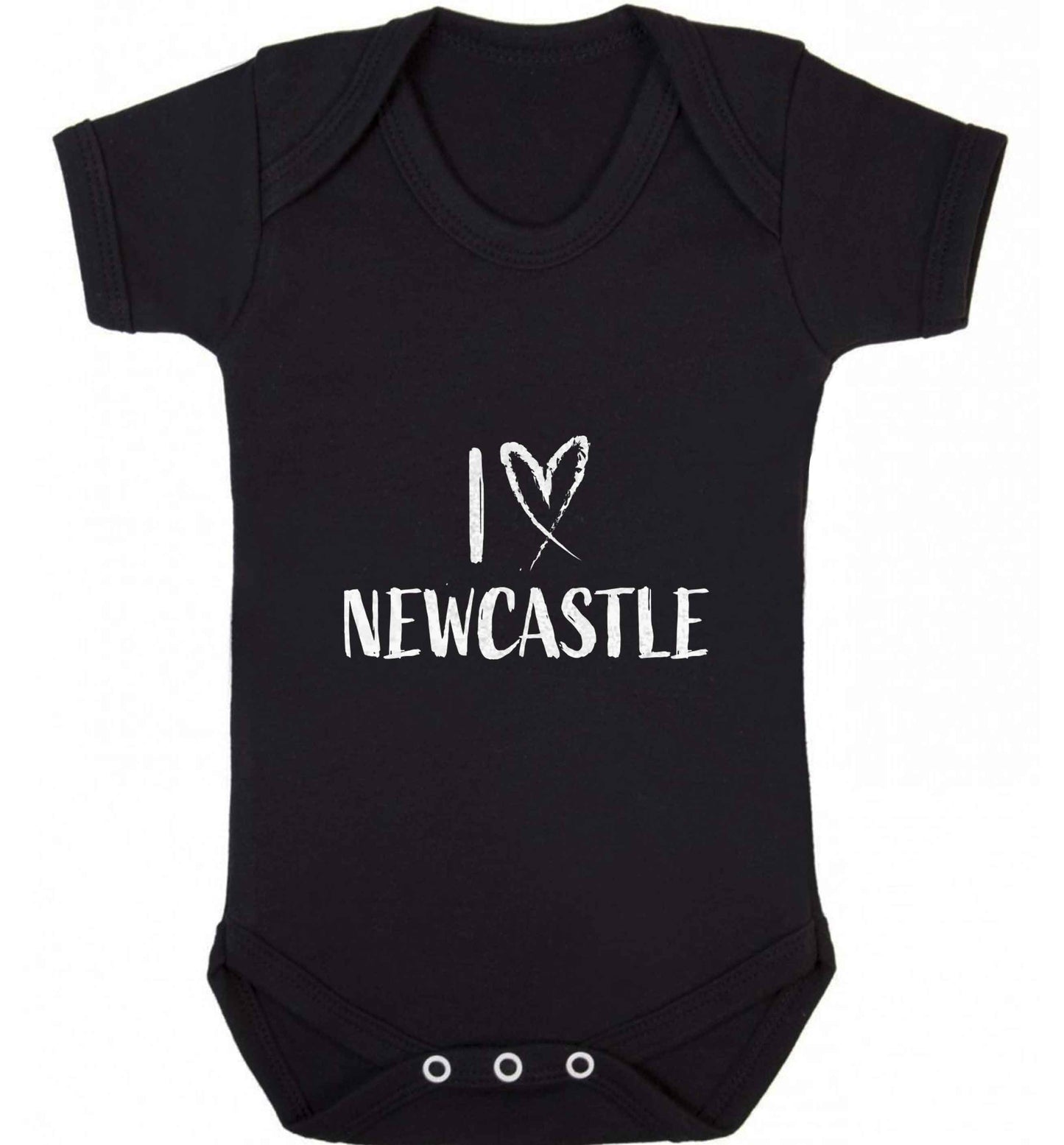 I love Newcastle baby vest black 18-24 months