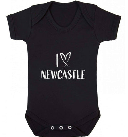 I love Newcastle baby vest black 18-24 months