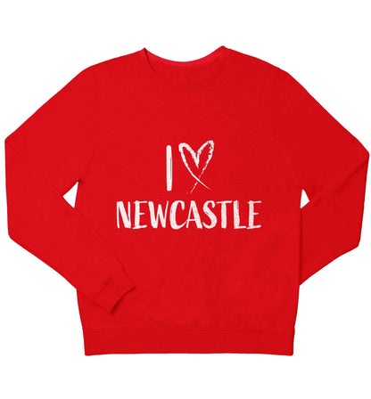 I love Newcastle children's grey sweater 12-13 Years