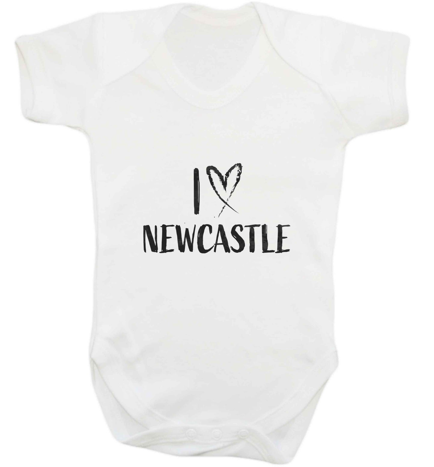 I love Newcastle baby vest white 18-24 months