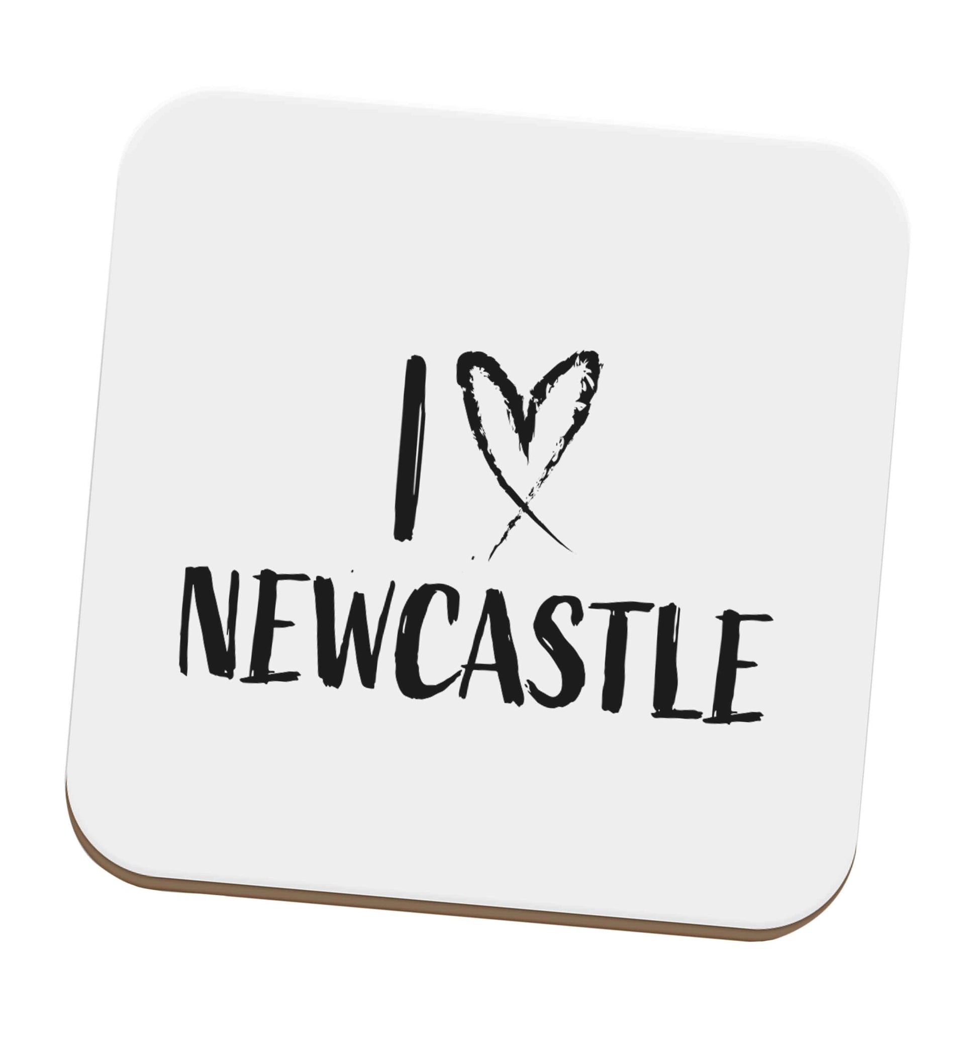 I love Newcastle set of four coasters