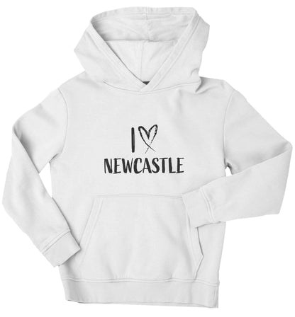 I love Newcastle children's white hoodie 12-13 Years